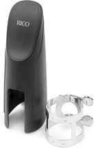 Rico Nickel Ligature &amp; Cap Set Tenor Baritone Sax Mouthpiece - $22.50
