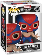 NEW SEALED Funko Pop Figure Lucha Libre Spiderman El Aracno  - £15.86 GBP