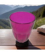 Bormioli Rocco PINK Old Fashion Tumbler Juice Glass Italy ( ONE ) Retro - $129.55 MXN
