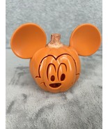 Disney Mickey Mouse Light Up Halloween Pumpkin 4&quot; Tall - $11.98