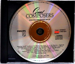 Time Life - Great Composers - Bach [CMD-05A] [CD,1988] Disc Only,No Art - £7.51 GBP