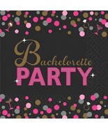 Bachelorette Night 16 ct Beverage Napkins Shower Bridal - £2.75 GBP