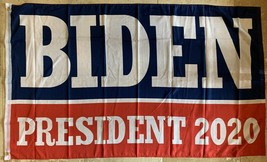 Joe Biden President 2020 Democratic Blue And Red Single Sided Flag 3X5 100D USA - £14.74 GBP