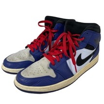 Nike Air Jordan 1 Retro Mid SE Deep Royal Blue Sneakers Mens 11 - £54.57 GBP