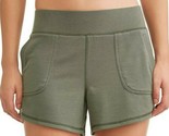 Athletic Works Women&#39;s French Terry Gym Shorts Size 3XL (22) Teal Tundra - $11.64