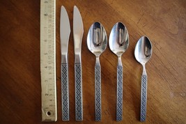 VOGUE Rogers International Silver Stainless Geometric Black Mixed Lot Kn... - $301.72 MXN