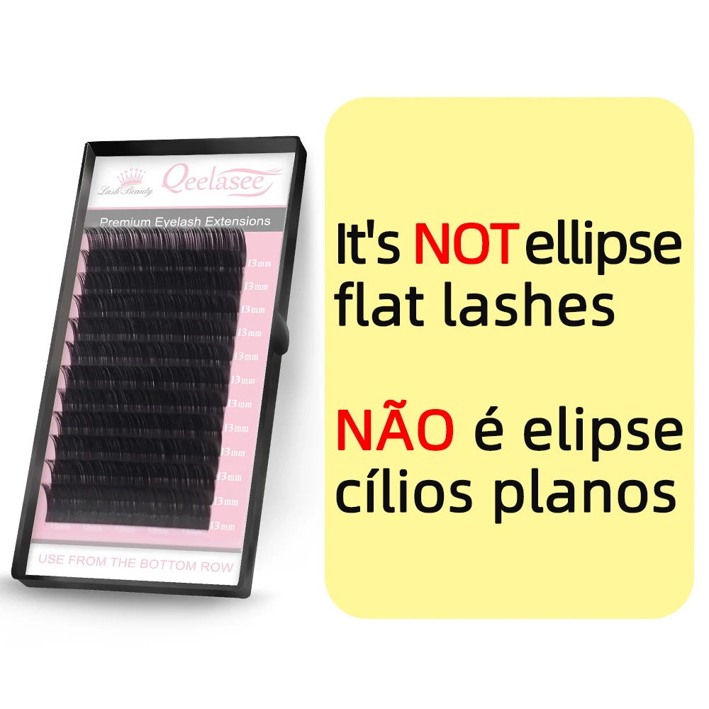 Qeelasee False Eyelash Extensions professional Mink Individual Lashes su... - $29.43