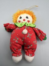 Vintage Plush Clown Ornament - £3.99 GBP