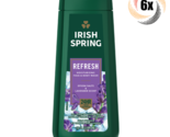 6x Bottles Irish Spring Refresh Epsom Salts &amp; Lavender Face &amp; Body Wash ... - £34.08 GBP