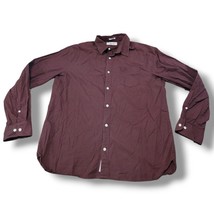 Original Penguin Shirt Size XL Brown Button Down Shirt Long Sleeve Shirt Casual - £22.19 GBP