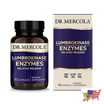 Dr. Mercola Lumbrokinase Enzymes Dietary Supplement, 30 Servings (30 Capsules), - £63.45 GBP