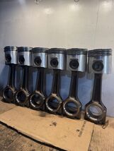 Set of 6 Cummins N14 Diesel Engine connecting rod 3078328 and Piston 308... - $1,200.00