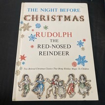 The Night Before Christmas: Rudolf The Red Nosed Reindeer Vintage Book - £9.38 GBP