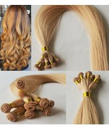 18&quot;, 20″, 22&quot; Hand-Tied Weft, 100 grams, Human Remy Hair Extensions # 27 - $244.99