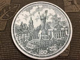 vintage Kiev Kyiv 1500 years Wall plate Collectible Soviet Union USSR 24... - $32.99