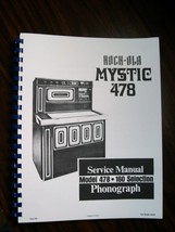 Rock-ola 478 Jukebox Service &amp; Parts Manual - £27.24 GBP