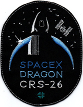 ISS Expedition 68 Dragon Spx-26 Spacex International Space Station Badge... - £15.97 GBP