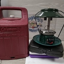 Coleman Propane Lantern 2 Mantle Model 5154-097C + Case PRISTINE EXCELLENT  - £35.20 GBP