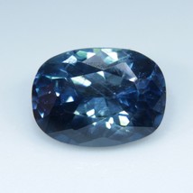 Natural Teal Blue Sapphire | Cushion Cut | 6.53x4.88 mm | 0.88 Carat | Loose Gre - £503.59 GBP