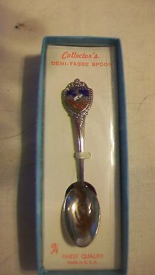 Primary image for TEXAS LONE STAR STATE COLLECTIBLE SILVER DEMI-TASSE SPOON 