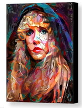 Framed Abstract Stevie Nicks 8.5X11 Art Print Limited Edition w/signed COA - £15.10 GBP
