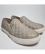 Steve Madden Ecentrcq Women&#39;s Size 7M Shoes Gray Ivory Quilted Leather S... - £23.69 GBP