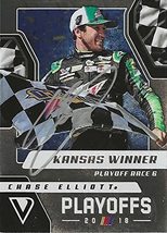 Autographed Chase Elliott 2019 Panini Victory Lane Racing 2018 Playoffs Kansas W - £70.74 GBP