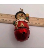 Monica Snowman Bell Christmas Ornaments - $134.51 MXN