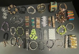 40 Boho Expandable Cuff Clamper Bracelets Vintage to Modern - $30.79 CAD