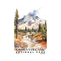 Lassen Volcanic National Park Poster | S04 - £26.09 GBP+