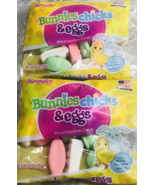2 Packs Sprangler Bunnies Chicks/Eggs Marshmallow Candy 4oz- New See Below - $1,686.57 MXN