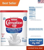 Stay-Fresh Instant Nonfat Dry Milk - 6 Bags with Essential Calcium &amp; Vit... - $41.00