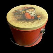 Vintage Potpourri Press 1986 Deep Tin SANTA CLAUS Very Clean - £26.11 GBP