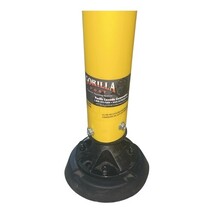 Gorilla Post Magnetic Yellow Impact Recovery Delineator Bollard Sign Post 48" B image 6