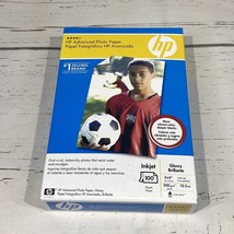 HP Advanced Glossy Inkjet Photo Paper 100 Sheets 4 x 6&quot;  NEW Unopened - £5.01 GBP