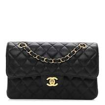 Chanel Caviar Quilted Small Double Flap Black - £7,996.98 GBP