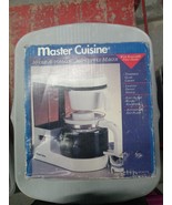 Master Cuisine Vintage Coffee Maker 10 Cup Automatic Drip Brand New Rare - £73.28 GBP