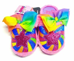 Nickelodeon Jojo Siwa Star Scuff Slipper - Pink Multi - Girls Size 11/12 - £11.75 GBP