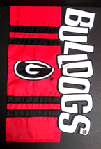 Georgia Bulldogs College Football Garden Banner Flag 12&quot;w x 18&quot;h NEW - £14.08 GBP