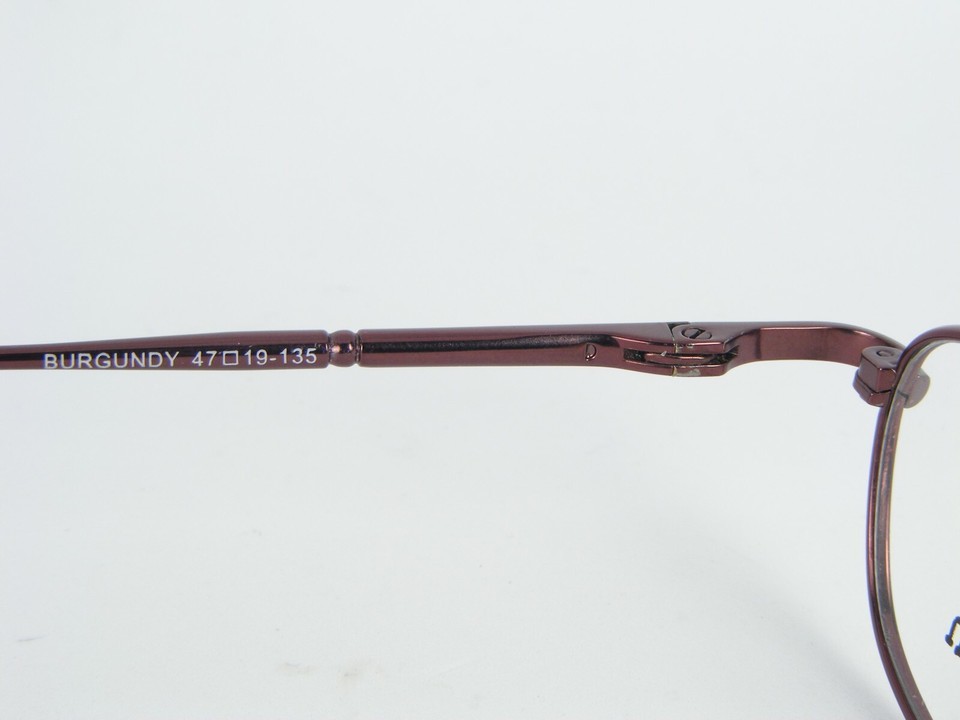 NEW Spec Tech EMBASSY BURGUNDY EYEGLASSES GLASSES METAL FRAME 47-19-135mm Item image 7