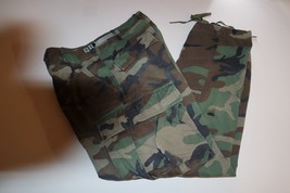 Woodland Camo BDU Pants US Military Size Small-Short Waist 37-31, Inseam 26-29 B - £13.23 GBP
