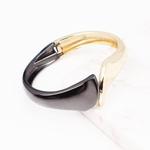 MANILAI Punk Alloy Crystal Bangles Bracelets For Women Fashion Design Statement  - £10.92 GBP
