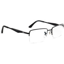 Ray-Ban Men&#39;s Eyeglasses RB 6285 2503 Matte Black Half Rim Frame 53[]18 140 - £61.69 GBP