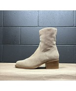 Vintage Y2K Candies Chunky Block Heel Tan Leather Platform Boots Women’s... - £47.37 GBP