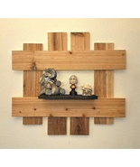 Custom Handmade Cedar Wall Decor With Shelf - $40.00