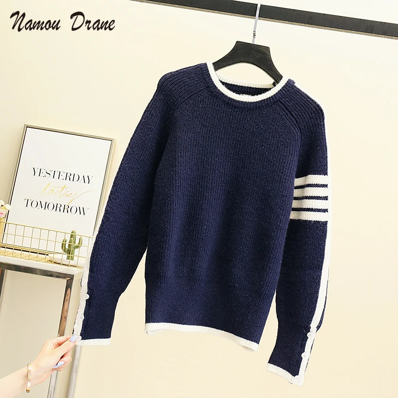  New  Pullover  Round Neck Long Sleeve Loose Women&#39;s  Retro  Casual Pull... - $170.38