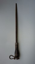 Vintage knife sharpener rod I WILSON SYCAMORE SHEFFIELD England Horn Bon... - £23.42 GBP