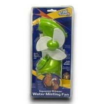 O2-Cool Squeeze Breeze Water Misting Cooling Fan Lime Green New Vintage - £16.44 GBP