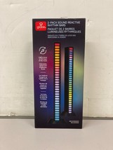 Globe 2-Pack Sound Reactive Recharbeable Rhythm Bars / Lightning / NEW - $12.95