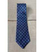 Egon Von Furstenberg Circle Pattern Necktie Tie Italian Silk Funky USA Made - $13.86